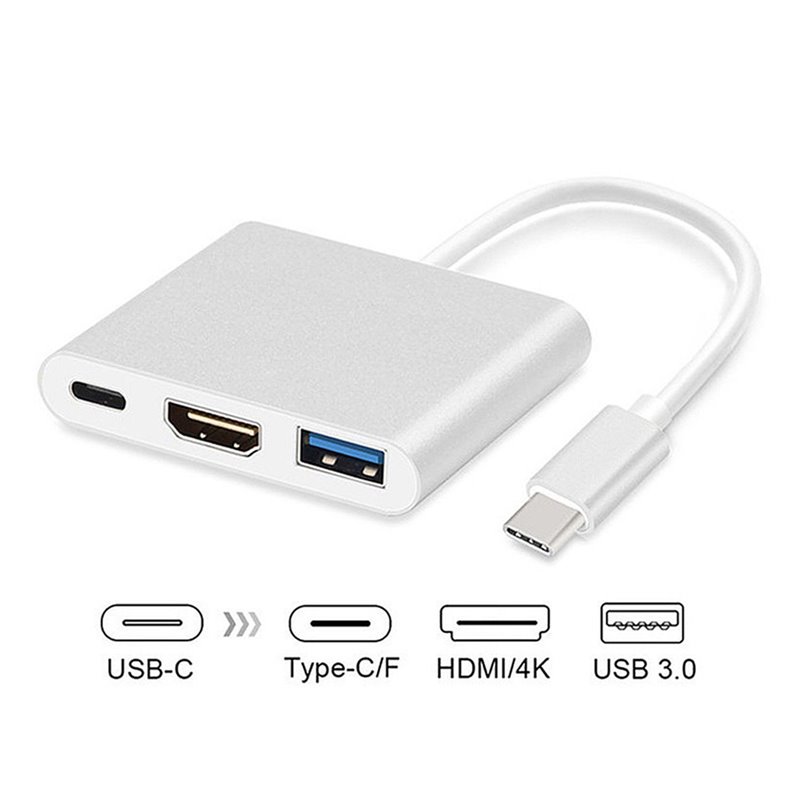 Kábel OTG zásuvka HDMI+USB3.0+USBC-USBC MCTV-840