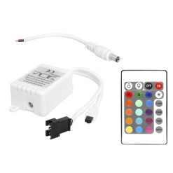 Controler LED RGB 24 tlačidiel IR24 infračervený
