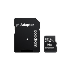 Karta Micro SD+adaptér 16GB class10 GOODRAM M1AA