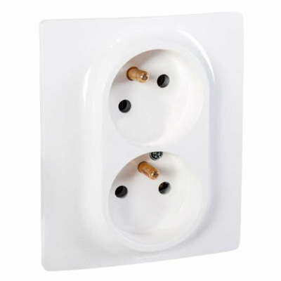 Dvojzásuvka NILOE biela 764533