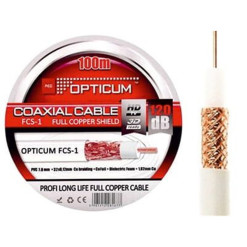 Koaxiálny kábel OPTICUM FCS-1 celomeď nehorľavý