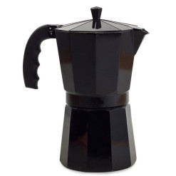 Konvica Moka 12 káv 600ml hliník čierny