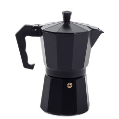 Konvica Moka 6 káv 300ml hliník čierny