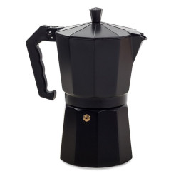 Konvica Moka 9 káv 450ml hliník čierny