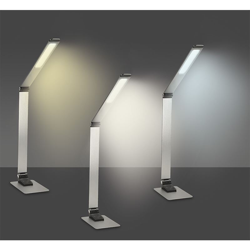 Lampa stolová LED 11W 3-6000K strie SOLIGHT WO51-S