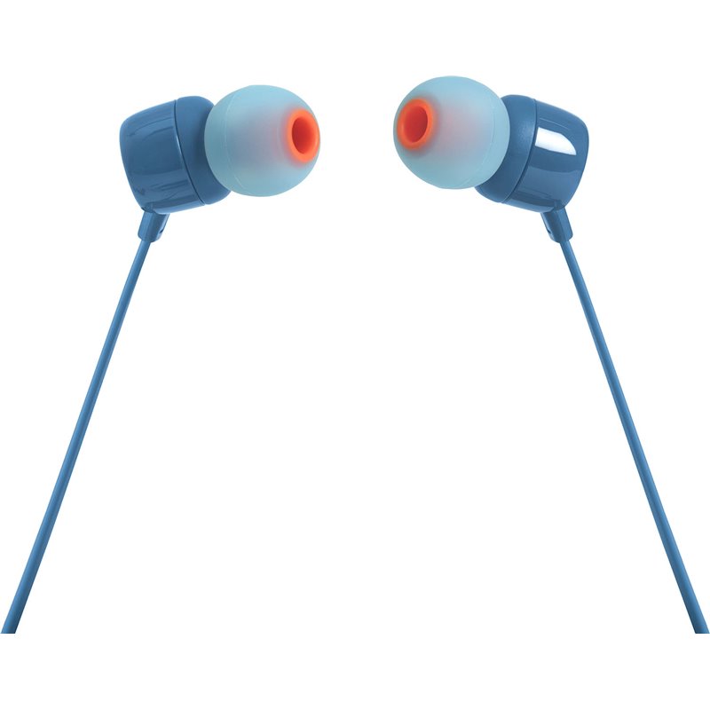 Minislúchadlá do uši špuntové JBL T110BLU modré