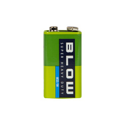 Batéria BLOW 9V zinko-chlorid shrink