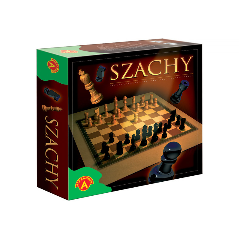 Šach spoločenská hra drevená