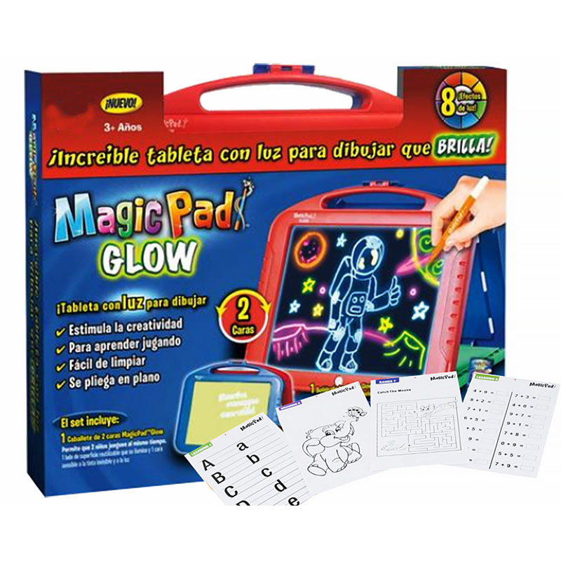 Tabuľa na kreslenie pre deti Neon LED MAGIC SKETCHPAD