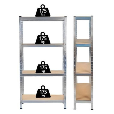 Regál policový RP150-175 150x75x30cm 175kg na policu 4police