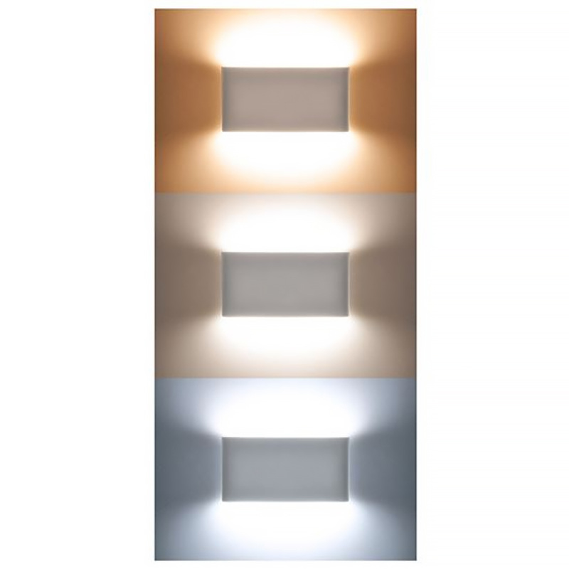 Svietidlo SOLIGHT WO800-W Modena nástenné vonkajšie 12W/CCT biele