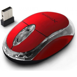Myš optická bezdrôtová ESPERANZA XM105R červená