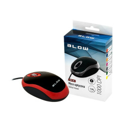 Myš optická drôtová BLOW MP-20 červená