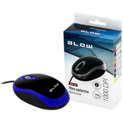 Myš optická drátová BLOW MP-20 modrá