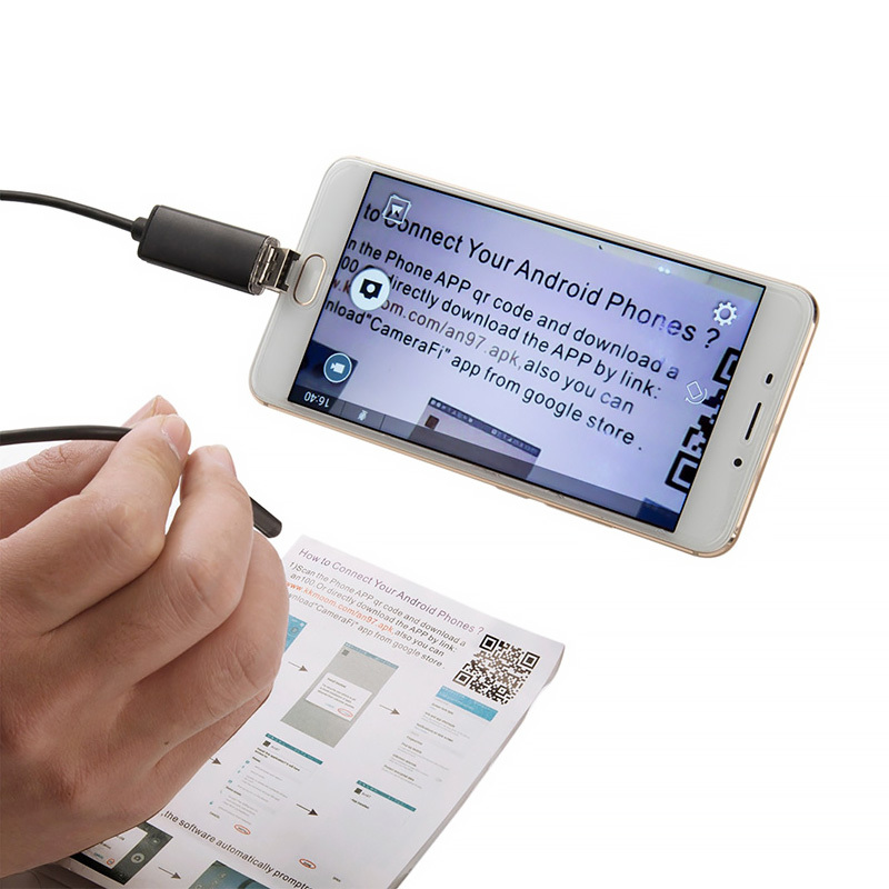 Kamera endoskop 5,5mm pre android s USBA+USBB micro 10m HD CAMERA