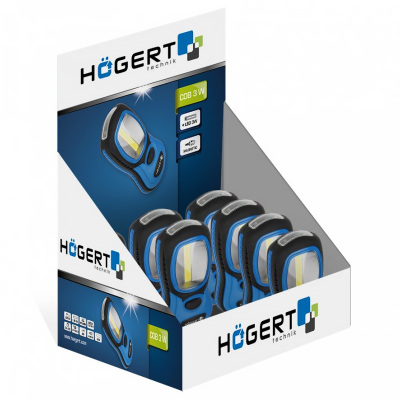 Lampa montážna LED mini 3xAAA 3W 160lm HOGERT HT1E402 (WL108)