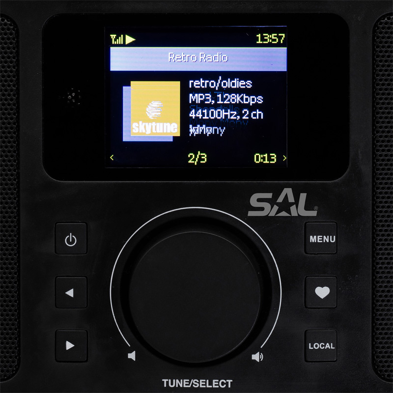 Rádio internetové SAL INR5000/BK