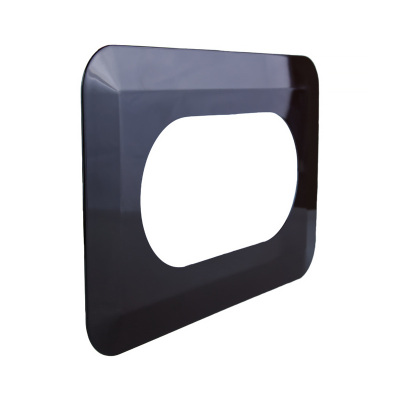 Kryt pod vypínač hnedý dvojitý