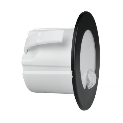 Svietidlo pozičné LED DPM YCB178B-PIR 1,2W/4000K čierne 230V okrúhle