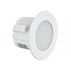 Svietidlo pozičné LED DPM YCB178W 1,2W/4000K biele 230V okrúhle