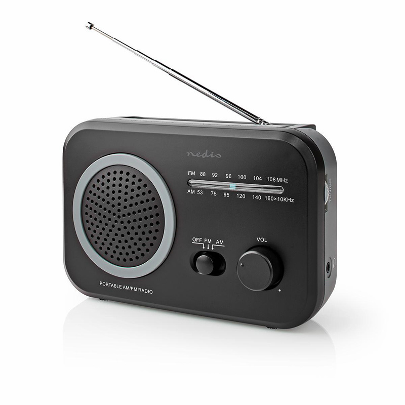 Rádio prenosné NEDIS RDFM1330GY
