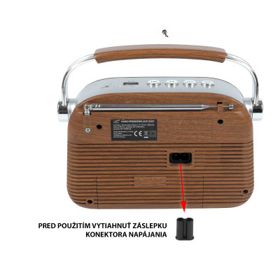 Rádio prenosné LTC NIDA RETRO (RA3)