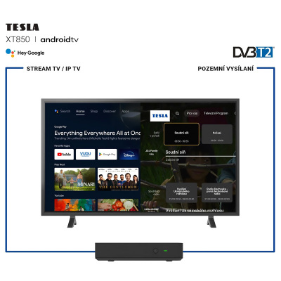Prijímač Android smart TV BOX TESLA MediaBox XT850