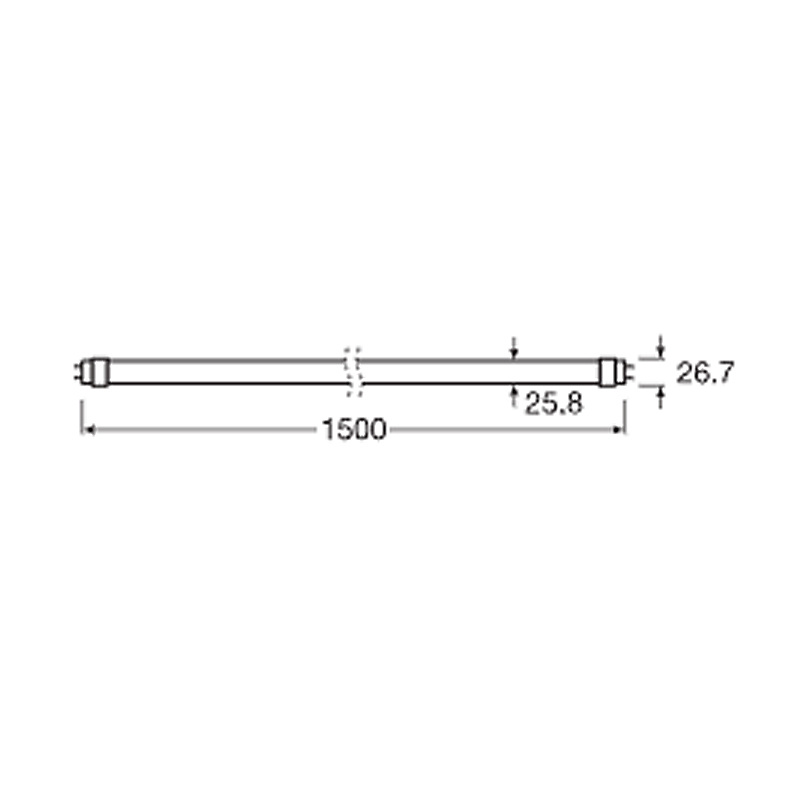 Žiarivka LEDVANCE LED trubica 150cm 20w/830 T8 2790lm EM PMC