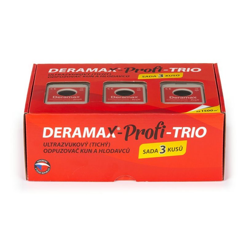 Odpudzovač kún a hlodavcov Deramax-Profi-Trio