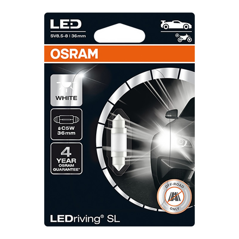 Žiarovka OSRAM AUTO LED 6418DWP-01B SV8.5-8 12V 0,6W LEDriving SL C5W