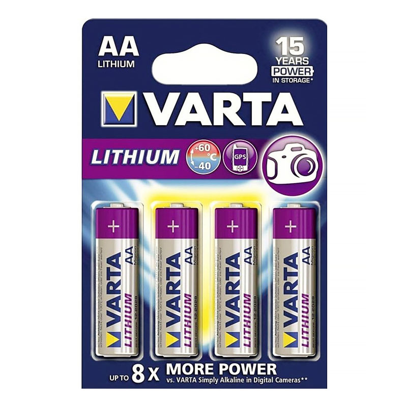 Batéria VARTA FR06/AA 6106/4 Lithium 4blister