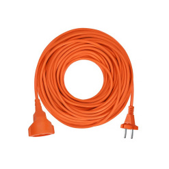 Predlžovací kábel 20m/1z 2x1,5mm SOLIGHT PS22 orange