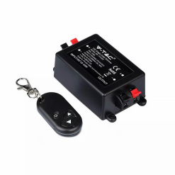 Stmievač pre LED pásy rádiový VT-4083 12V-24V/8A 96W (DM1-R)