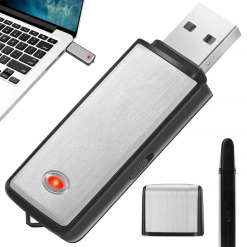 Diktafón v USB kľúči špionážny USB VOICE RECORDER 8GB