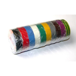 Páska izolačná PVC 15mmx10m DUHA AP01D (10 farieb)