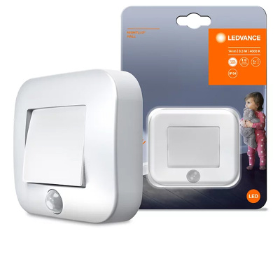 Svietidlo nočné LED OSRAM NIGHTLUX HALL WH na batérie s pohybovým senzorom