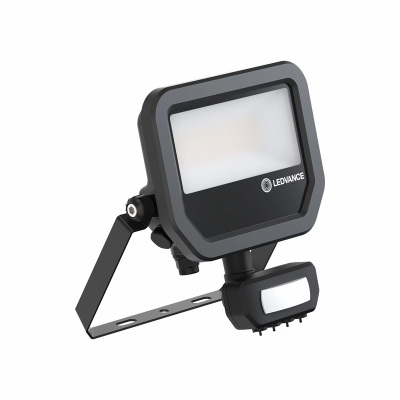 Reflektor LED 20W+PIR 4000K BK LEDVANCE FL KLM 17W/11W/4000K SENZOR SYM100 BK 2400/1600lm PMC