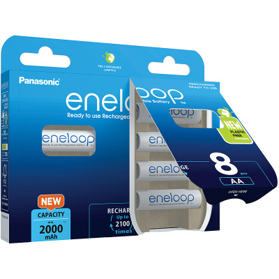 Batéria ENELOOP RC06 2000mAh 8blister WHITE