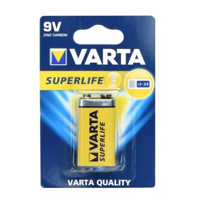 Batéria VARTA 9V 6F22 2022 SUPERLIFE blister
