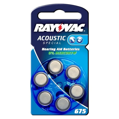 Batéria VARTA Rayovac AT675 naslúchadlová
