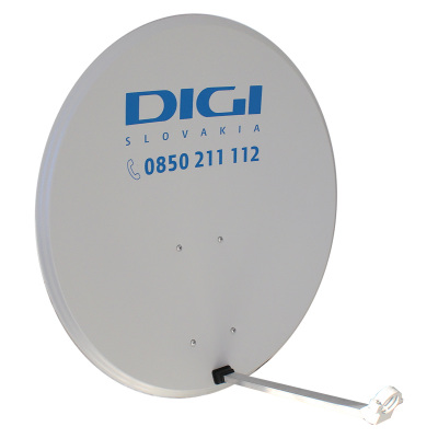 Parabola D80FE PLAST 80cm železo PLAST DIGI TV