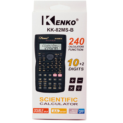 Kalkulačka vedecká KENKO KK-82MS-B (15,5x8,5cm)