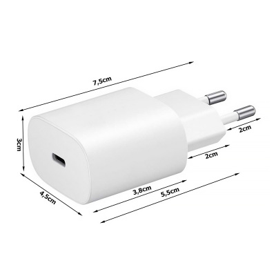 Adaptér 1xUSBC 230V/5V 3A USBC biely AD-A1692 20W