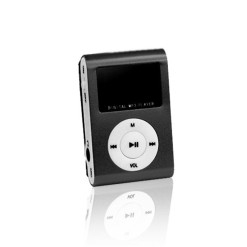 Prenosný MP3+LCD prehrávač SETTY čierny+slúchadlá