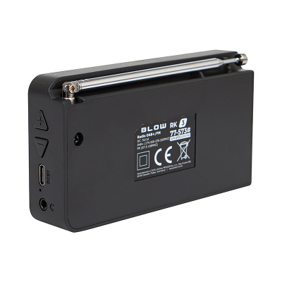 Rádio prenosné BLOW RK3 s BLUETOOTH a DAB+