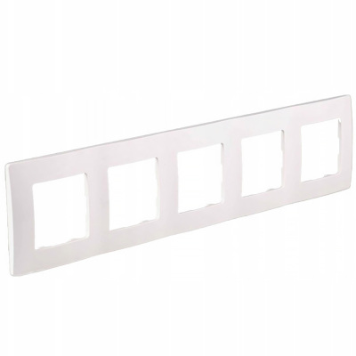 Päťrámček LEGRAND NILOE 665005 biely