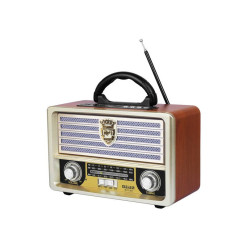 Rádio prenosné MEIER M-113BT GOLD retro