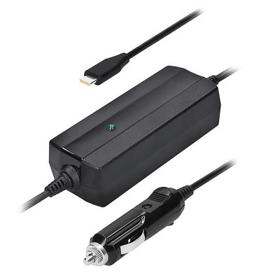 Adaptér do auta pre notebooky 12-24V/5V-20V 65W s káblom USBC SOLIGHT DA42