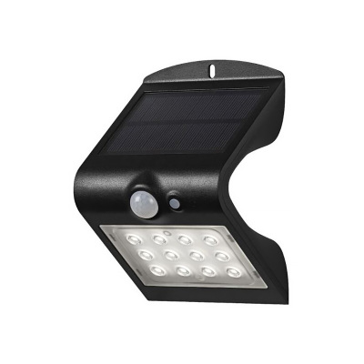 Svítilna noční LED LEDVANCE ENDURA FLOOD BUTTERFLY SOLAR SENZOR 1,5W 4000K BLACK s pohybovým senzorem