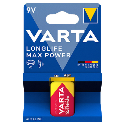 Batéria VARTA LR9V 4722 MAX POWER alkalická